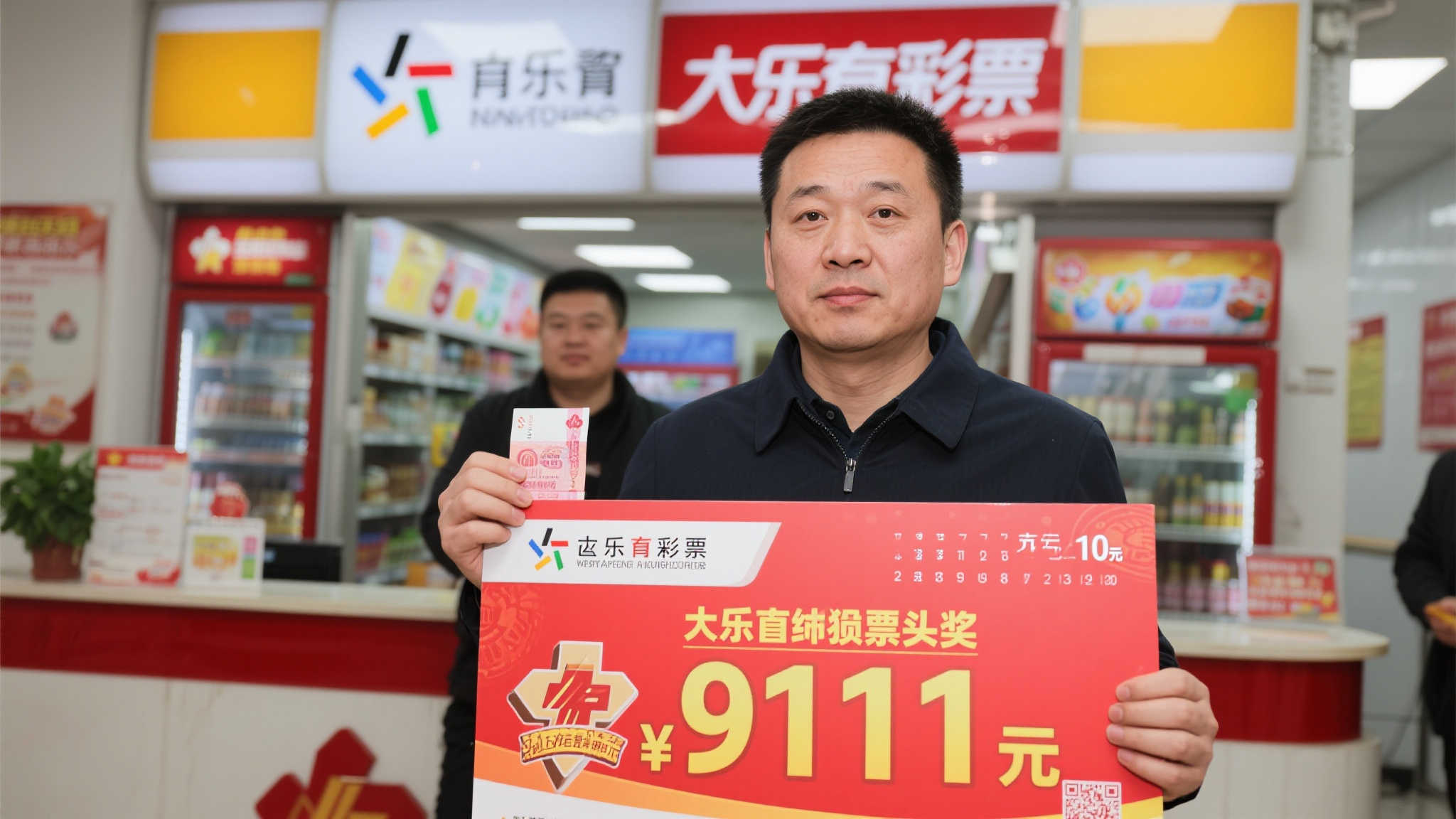 男子10元喜中大乐透911万,兑奖时坦言:家人还不知情 男子10元喜中大乐透911万,兑奖时坦言:家人还不知情