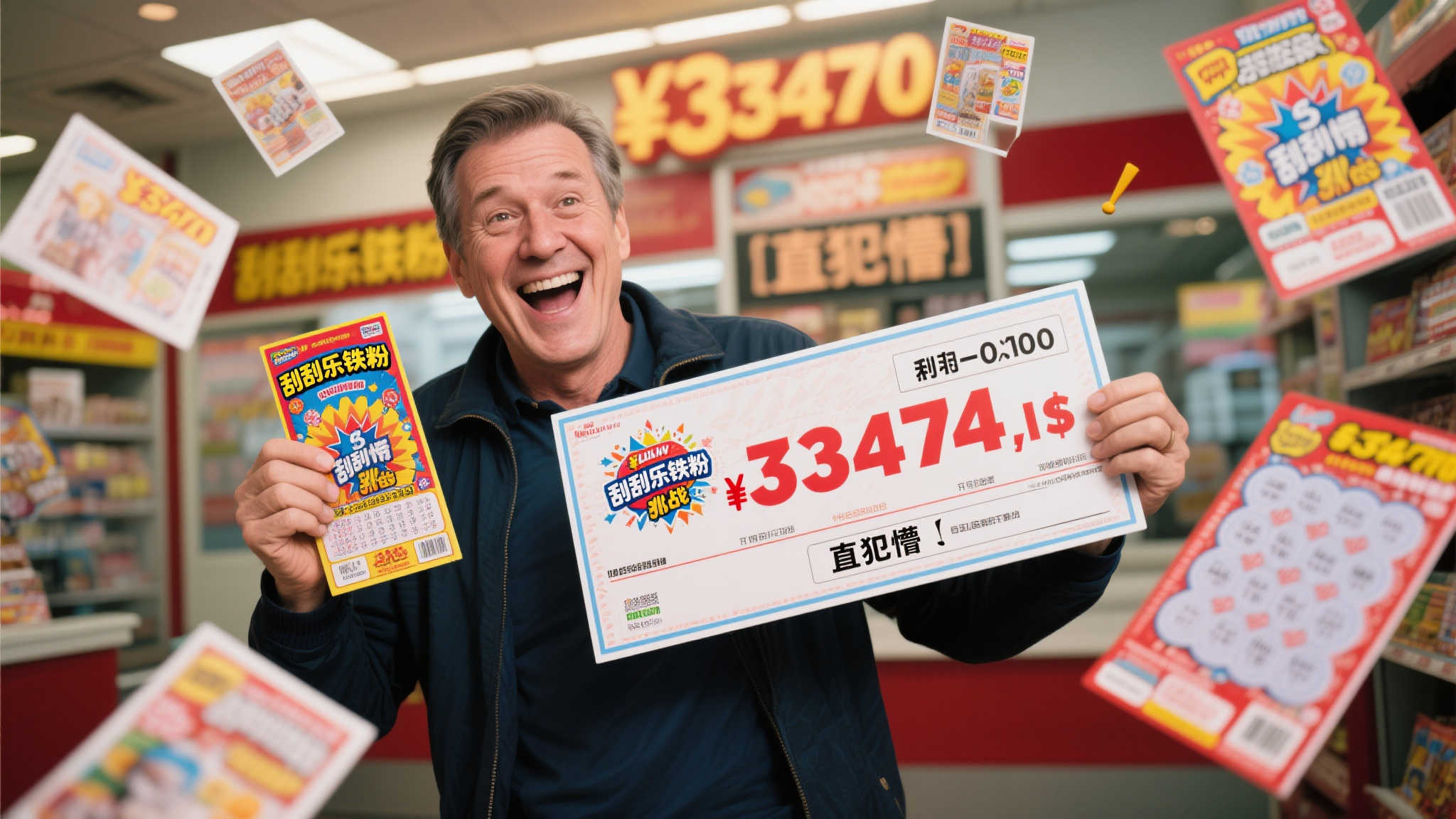 刮刮乐忠粉中3347万大奖一脸茫然 渴望回归平凡日子 刮刮乐忠粉中3347万大奖一脸茫然 渴望回归平凡日子